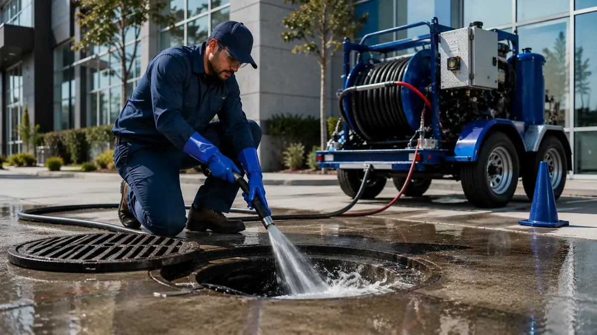 Commercial Hydro Jet Drain Cleaning in Yorba Linda