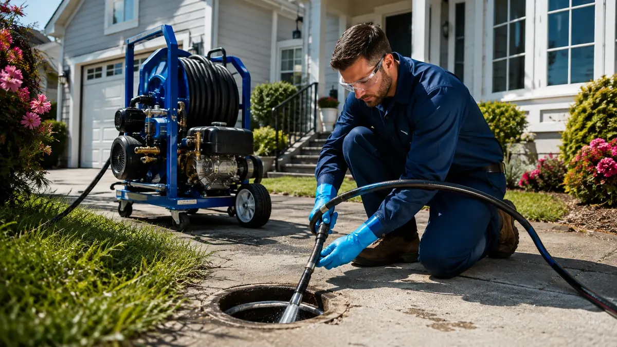 Residential Hydro Jet Drain Cleaning in Yorba Linda